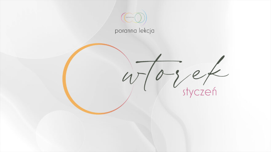 Poranna lekcja 28/01/2025 WTOREK 1 wtorek